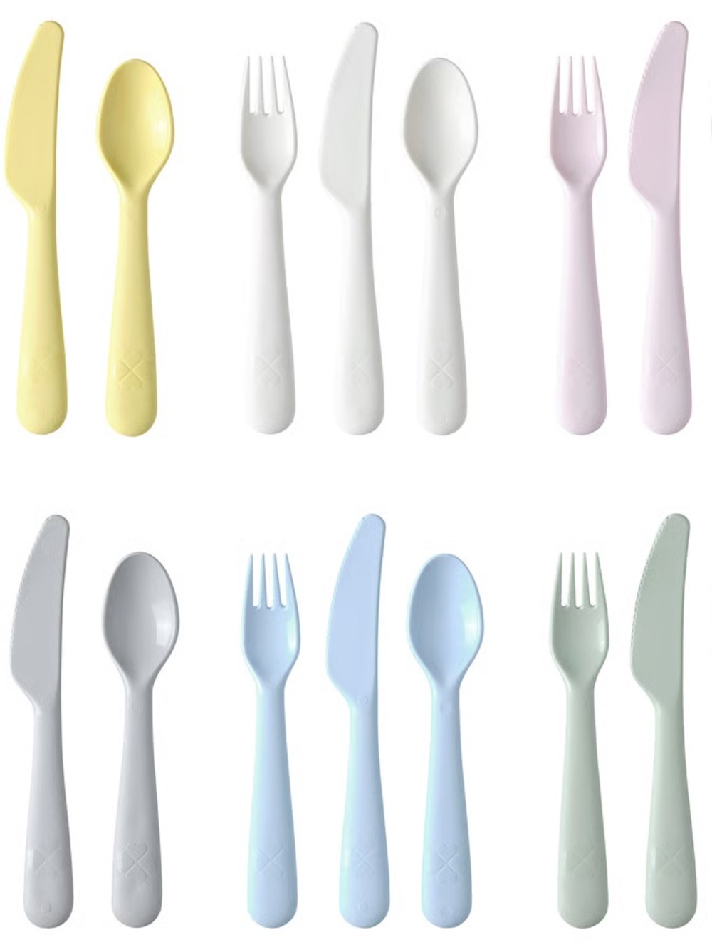 IKEA Kalas Kids Cups and Utensils- 24 pieces